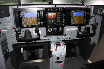 Redbird CRV Cockpit